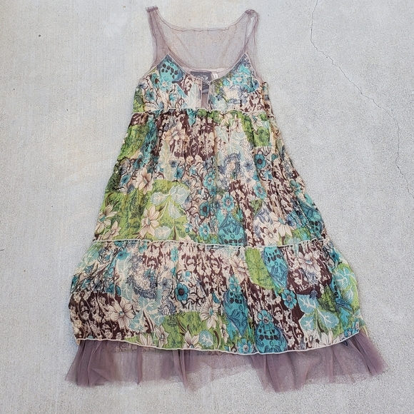Buffalo David Bitton Dresses & Skirts - RARE Buffalo David Bitten Floral Tulle Dress New